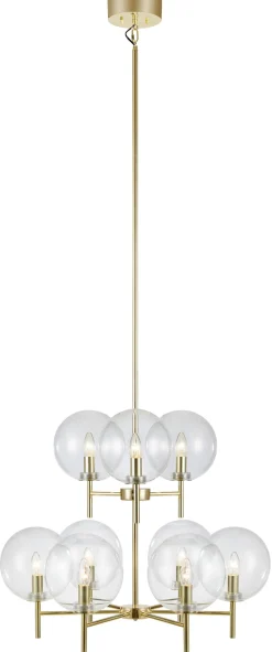 Markslu00f6jd Żyrandole|Lampy Skandynawskie<Crown mosiądz - Markslöjd - lampa wisząca
