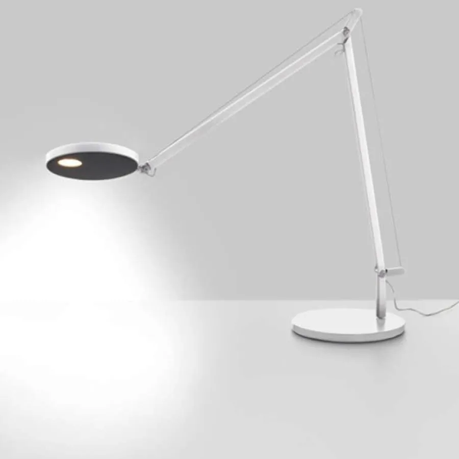 Artemide Lampki Na Biurko, Oświetlenie Biurkowe|Biurkowe Ekskluzywne<Demetra biały - - lampa biurkowa