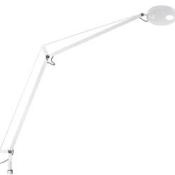 Artemide Lampki Na Biurko, Oświetlenie Biurkowe|Biurkowe Ekskluzywne<Demetra biały - - lampa biurkowa z czujnikiem klipsem