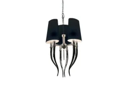 AZzardo Żyrandole|Lampy Do Salonu, Oświetlenie Salonu<DIABLO 3 BLACK - - lampa wisząca