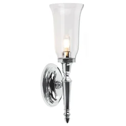 Elstead Lighting Kinkiety I Lampy Na Ścianę|Lampy Do Łazienki<Dryden Led Polished Chrome H41 - - kinkiet łazienkowy