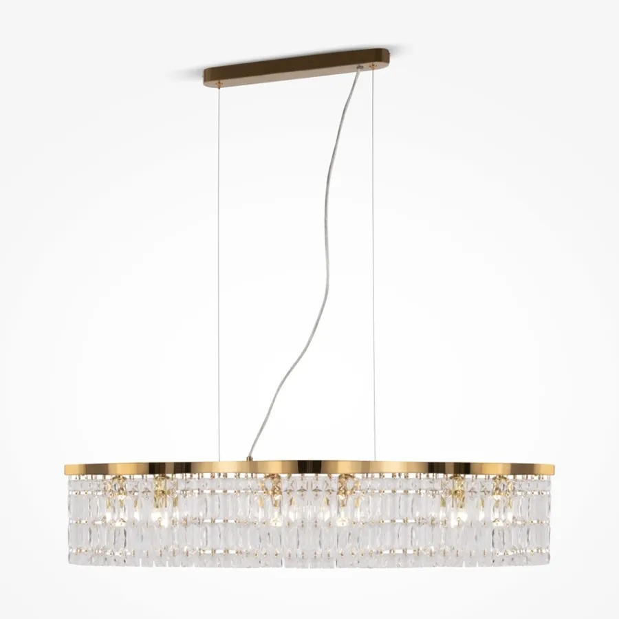 Maytoni Żyrandole|Lampy Kryształowe Wiszące<Dune Gold - - lampa wisząca
