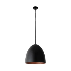 Nowodvorski Żyrandole|Lampy Do Kuchni, Oświetlenie Kuchenne<Egg Black-Copper M - - lampa wisząca