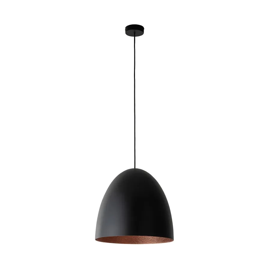 Nowodvorski Żyrandole|Lampy Do Kuchni, Oświetlenie Kuchenne<Egg Black-Copper M - - lampa wisząca