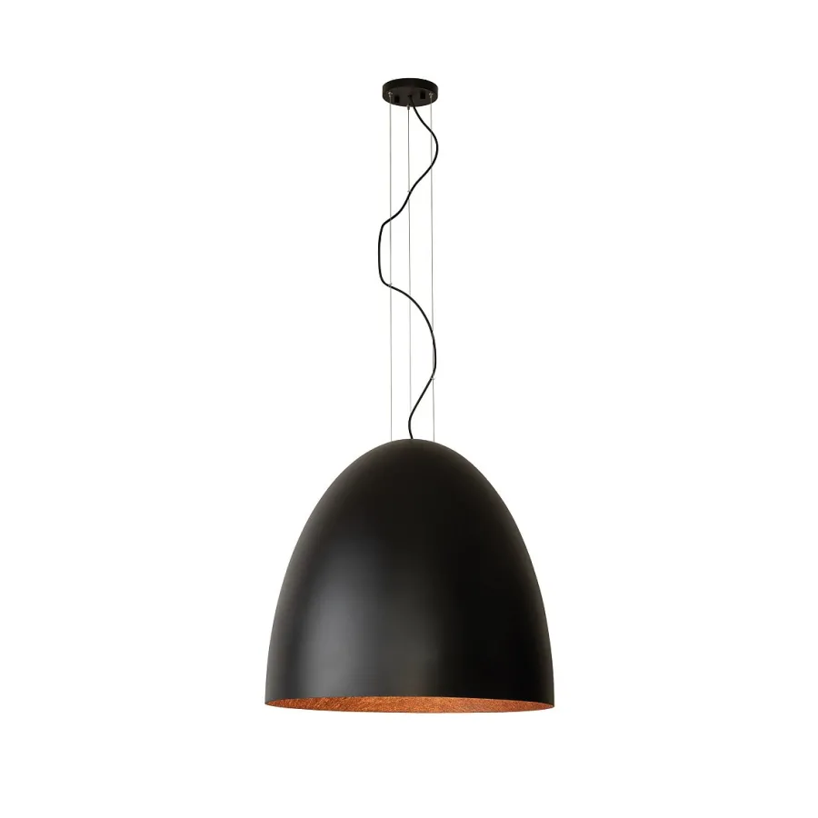Nowodvorski Żyrandole|Lampy Do Jadalni<Egg Black-Copper XL - - lampa wisząca