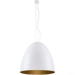 Nowodvorski Żyrandole|Lampy Barowe I Do Restauracji<Egg L White-Gold 9023 - - lampa wisząca nowoczesna