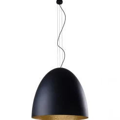 Nowodvorski Żyrandole|Lampy Do Kuchni, Oświetlenie Kuchenne<Egg Xl Black-Gold 9026 - - lampa wisząca nowoczesna