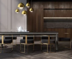 Maytoni Żyrandole<Fermi Gold - - lampa sufitowa nowoczesna