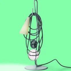 Foscarini Lampki Na Biurko, Oświetlenie Biurkowe|Biurkowe Ekskluzywne<Filo Amethyst Queen H58 szary antracyt - - lampa biurkowa szary antracytNapięcie: 230V