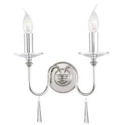 Elstead Lighting Kinkiety I Lampy Na Ścianę|Lampy Do Salonu, Oświetlenie Salonu<Finsbury Park Nickel - - ścienna