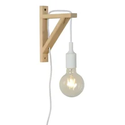 Lucide Kinkiety I Lampy Na Ścianę|Lampy Do Salonu, Oświetlenie Salonu<Fix H22,5 biały - - lampa ścienna białyNapięcie: 230V