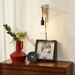Lucide Kinkiety I Lampy Na Ścianę|Lampy Do Salonu, Oświetlenie Salonu<Fix H22,5 czarny - - lampa ścienna czarnyNapięcie: 230V