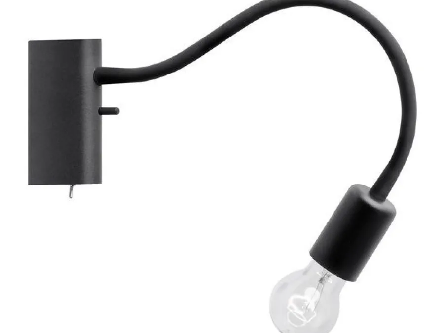 Nowodvorski Kinkiety I Lampy Na Ścianę|Lampy Industrialne<Flex Black 9768 - - kinkiet nowoczesny