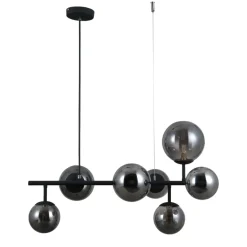 Italux Żyrandole|Nowoczesne Lampy Wiszące<Frontera black L65 - - lampa wisząca nowoczesna