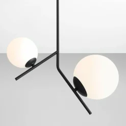 Artera Plafony Sufitowe I Ścienne|Lampy Do Łazienki<Gallia 2 Black - - plafon