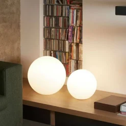 Slide Lampki Na Biurko, Oświetlenie Biurkowe|Biurkowe Ekskluzywne<Globo In Ø50 biały - - lampa biurkowa białyNapięcie: 230V