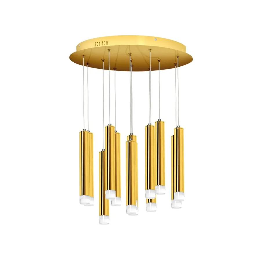 Milagro Żyrandole|Nowoczesne Lampy Wiszące<Goldie Xii - - lampa wisząca nowoczesna