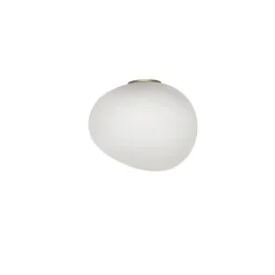Foscarini Kinkiety I Lampy Na Ścianę|Ekskluzywne I Luksusowe Kinkiety<Gregg Media Semi 1 H26 - - lampa ścienna biały, złoty