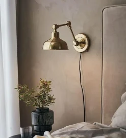Markslu00f6jd Kinkiety I Lampy Na Ścianę<Grimstad ciemny mosiądz - Markslöjd - kinkiet
