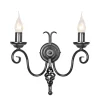 Elstead Lighting Kinkiety I Lampy Na Ścianę|Kinkiety Klasyczne<Harlech Black - - kinkiet klasyczny