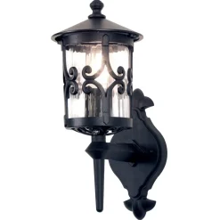 Elstead Lighting Kinkiety Zewnętrzne: Ogrodowe I Elewacyjne|Lampy Ogrodowe, Oświetlenie Do Ogrodu<Hereford Black H42 - - kinkiet ogrodowy