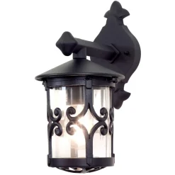 Elstead Lighting Kinkiety Zewnętrzne: Ogrodowe I Elewacyjne|Lampy Ogrodowe, Oświetlenie Do Ogrodu<Hereford Black H31 - - kinkiet ogrodowy
