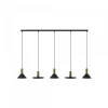 Nowodvorski Żyrandole|Lampy Do Kuchni, Oświetlenie Kuchenne<Hermanos V Black-Solid Brass - - lampa wisząca nowoczesna