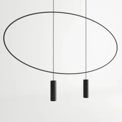 THORO Żyrandole|Lampy Do Kuchni, Oświetlenie Kuchenne<Holar 2 Czarna - - lampa wisząca