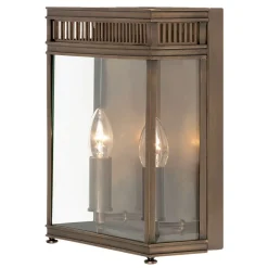 Elstead Lighting Kinkiety Zewnętrzne: Ogrodowe I Elewacyjne<Holborn Dark Bronze - Elstead - kinkiet podwójny