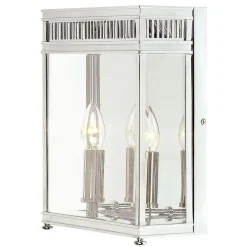 Elstead Lighting Kinkiety Zewnętrzne: Ogrodowe I Elewacyjne<Holborn Polished Chrome - Elstead - kinkiet podwójny
