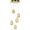 Italux Żyrandole|Nowoczesne Lampy Wiszące<Huelto Iv gold - - lampa wisząca nowoczesna