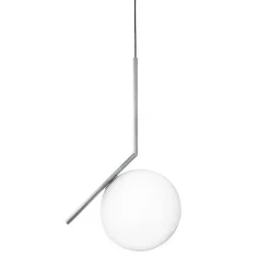 Flos Wiszące Ekskluzywne|Żyrandole<Ic S2 Ø30 chrom - - lampa wisząca chromNapięcie: 230V