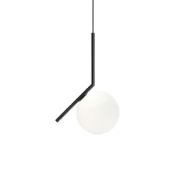 Flos Wiszące Ekskluzywne|Żyrandole<Ic S1 Ø20 czarny - - lampa wisząca czarnyNapięcie: 230V