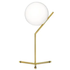 Flos Lampki Na Biurko, Oświetlenie Biurkowe|Biurkowe Ekskluzywne<Ic T1 H53 mosiądz, biały - - lampa biurkowa mosiądz, białyNapięcie: 230V