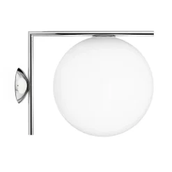 Flos Kinkiety I Lampy Na Ścianę|Ekskluzywne I Luksusowe Kinkiety<Ic W1 L28 chrom - - lampa ścienna chromNapięcie: 230V