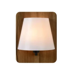 Lucide Kinkiety I Lampy Na Ścianę|Lampy Do Salonu, Oświetlenie Salonu<Idaho H25 ciemne drewno - - lampa ścienna ciemne drewnoNapięcie: 230V