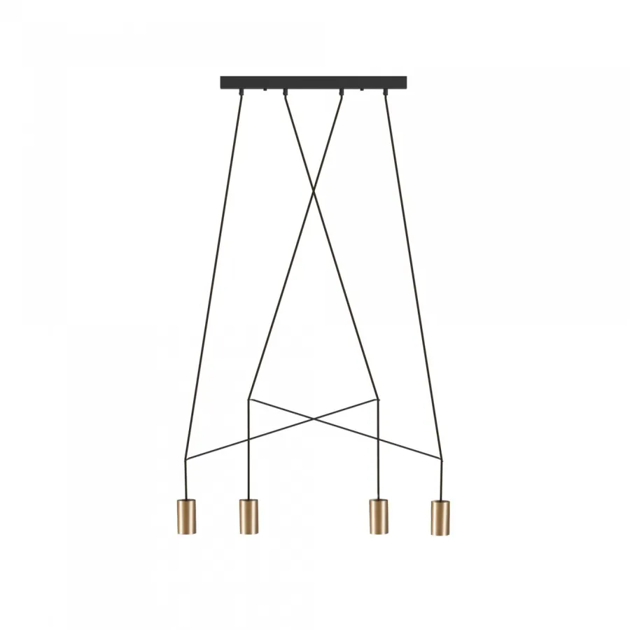 Nowodvorski Żyrandole|Lampy Do Kuchni, Oświetlenie Kuchenne<Imbria Brass Iv - - lampa wisząca nowoczesna
