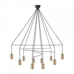 Nowodvorski Żyrandole|Lampy Wiszące Nad Ladę Kuchenną<Imbria Brass X - - lampa wisząca nowoczesna