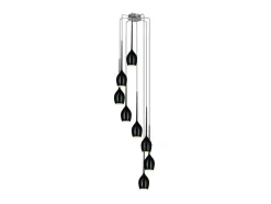 AZzardo Żyrandole|Lampy Do Salonu, Oświetlenie Salonu<Izza 8 Black - - lampa wisząca