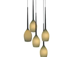 AZzardo Żyrandole|Lampy Do Salonu, Oświetlenie Salonu<Izza 5 Olive - - lampa wisząca