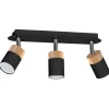 Milagro Plafony Sufitowe I Ścienne|Lampy Drewniane<Joker Black-Wood III - - oprawa punktowa nowoczesna