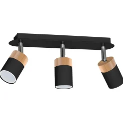 Milagro Plafony Sufitowe I Ścienne|Lampy Drewniane<Joker Black-Wood III - - oprawa punktowa nowoczesna