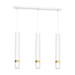Milagro Żyrandole<Joker White-Gold III - - lampa wisząca nowoczesna