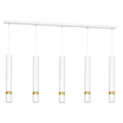 Milagro Żyrandole|Lampy Industrialne<Joker White-Gold V - - lampa wisząca nowoczesna