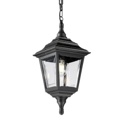 Elstead Lighting Lampy Wiszące Zewnętrzne|Lampy Ogrodowe, Oświetlenie Do Ogrodu<Kerry Black - - lampa wisząca ogrodowa