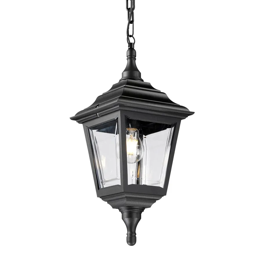 Elstead Lighting Lampy Wiszące Zewnętrzne|Lampy Ogrodowe, Oświetlenie Do Ogrodu<Kerry Black - - lampa wisząca ogrodowa