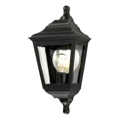 Elstead Lighting Kinkiety Zewnętrzne: Ogrodowe I Elewacyjne|Lampy Ogrodowe, Oświetlenie Do Ogrodu<Kerry Black H44 - - kinkiet ogrodowy