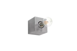 SOLLUX LIGHTING Kinkiety I Lampy Na Ścianę|Kinkiety Nowoczesne<Kinkiet ABEL beton - Sollux Szary