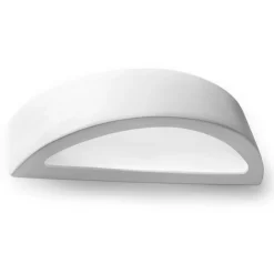 SOLLUX LIGHTING Kinkiety I Lampy Na Ścianę<Kinkiet Ceramiczny ATENA - Sollux Biały
