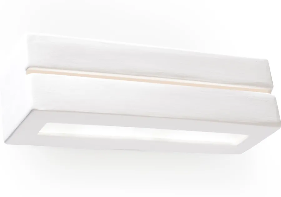 SOLLUX LIGHTING Kinkiety I Lampy Na Ścianę<Kinkiet Ceramiczny VEGA LINE - Sollux Biały